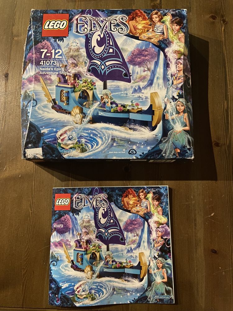 Zestaw lego Elves elfy nf 41073 statek Naidy