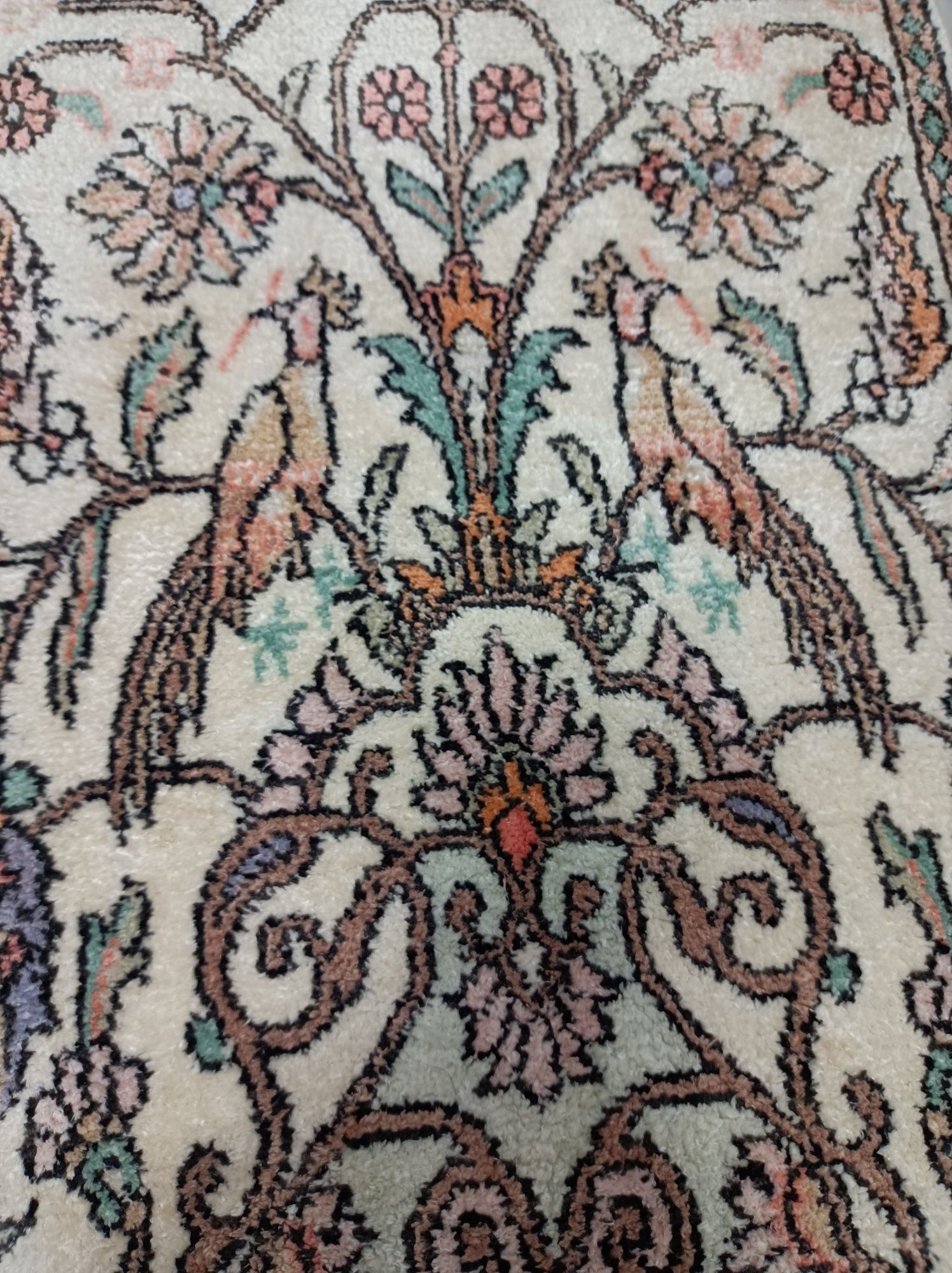 Perski wzór ,drzewo życia .Kaszmir z pawiami.Chodnik .Kilim.Antyk.