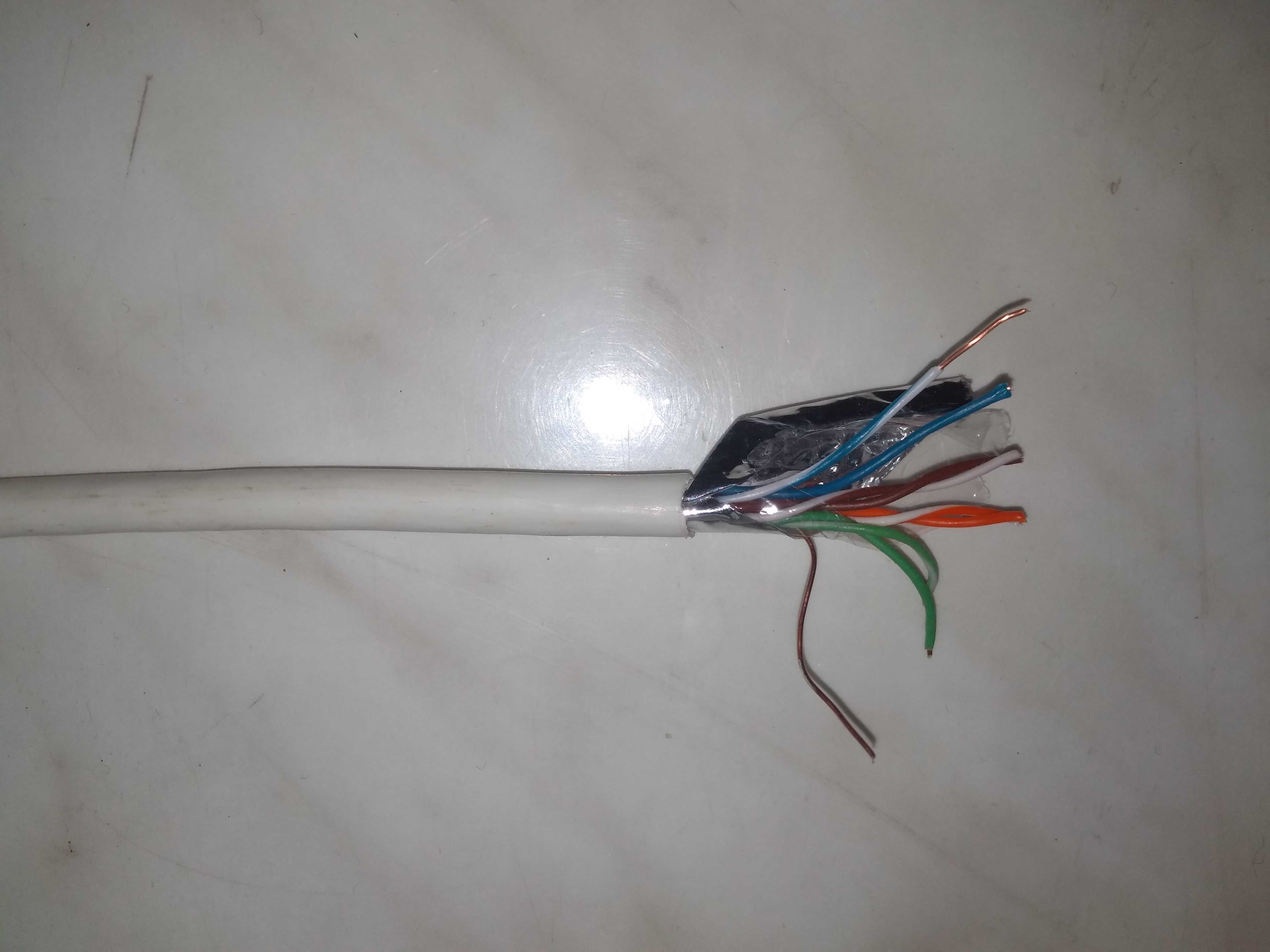 Кабель витая пара KLM CAT 5E FTP 2/24   экранированный.