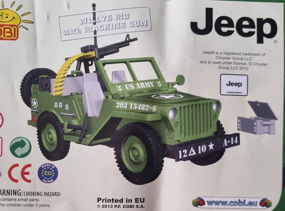 Klocki cobi wóz bojowy jeep