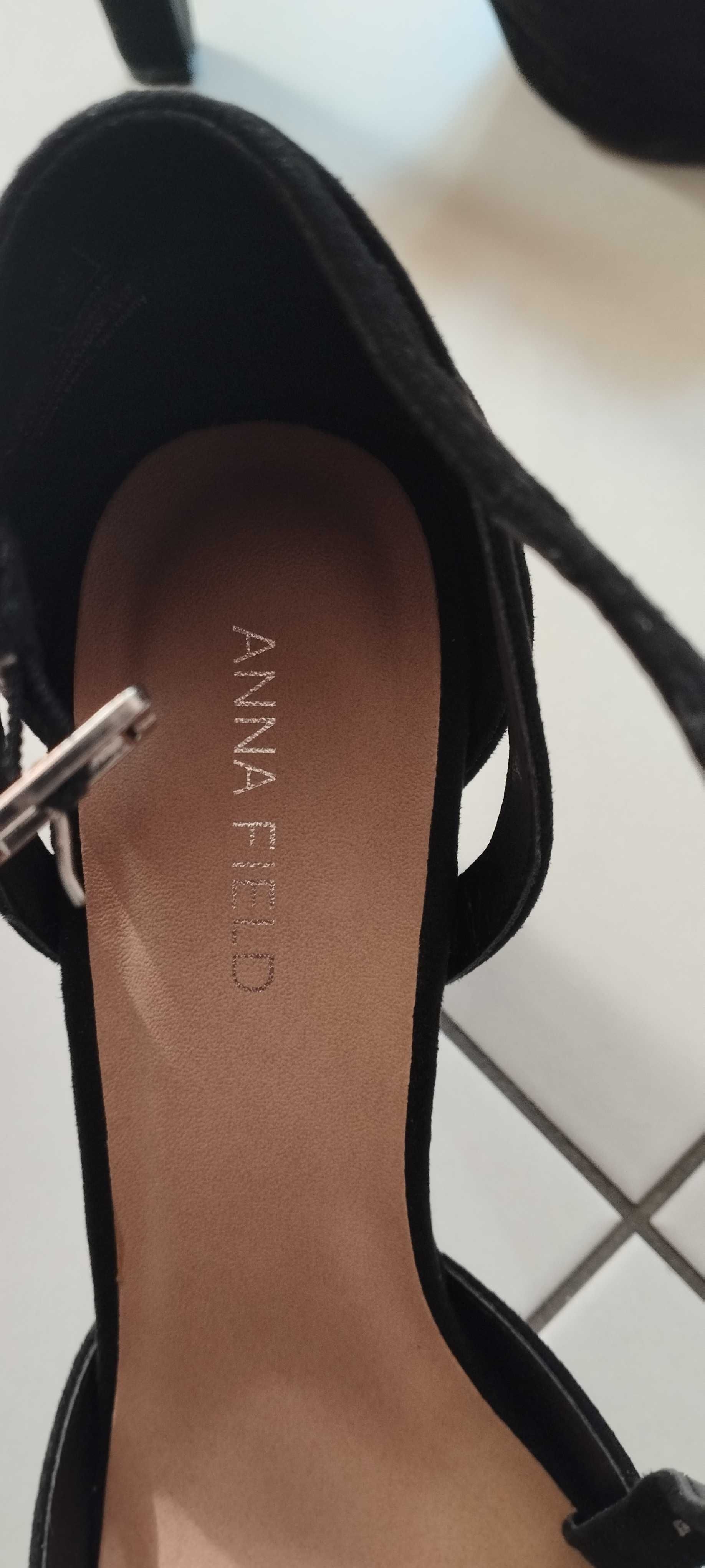 Buty damskie skórzane zamszowe ANNA FIELD R.37