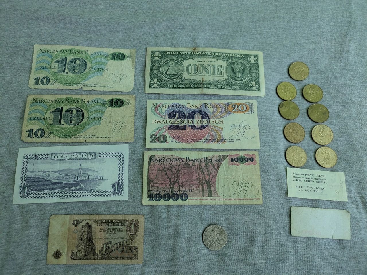 Banknoty i monety