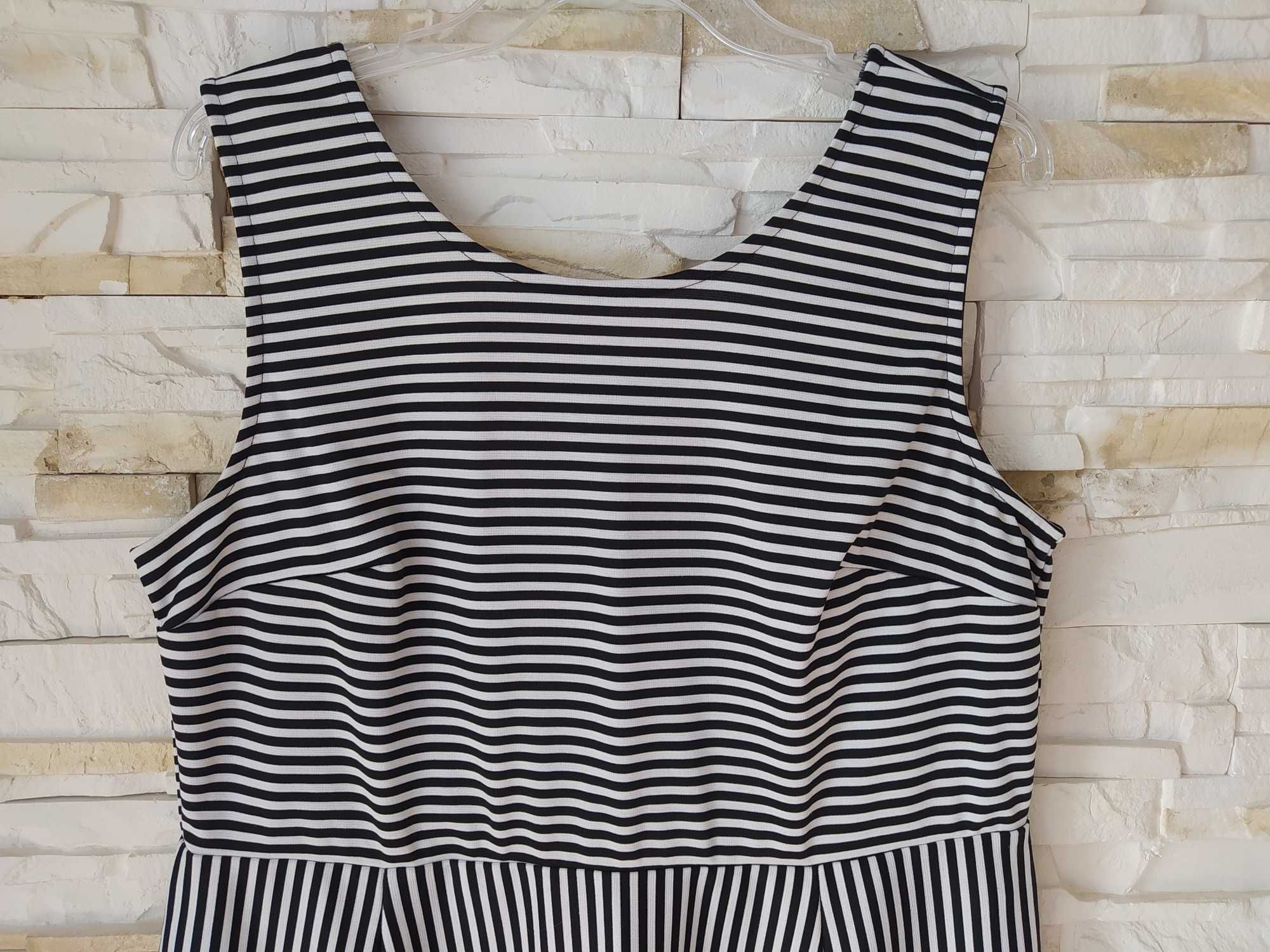 Sukienka letnia w paski H&M r.XL XXL