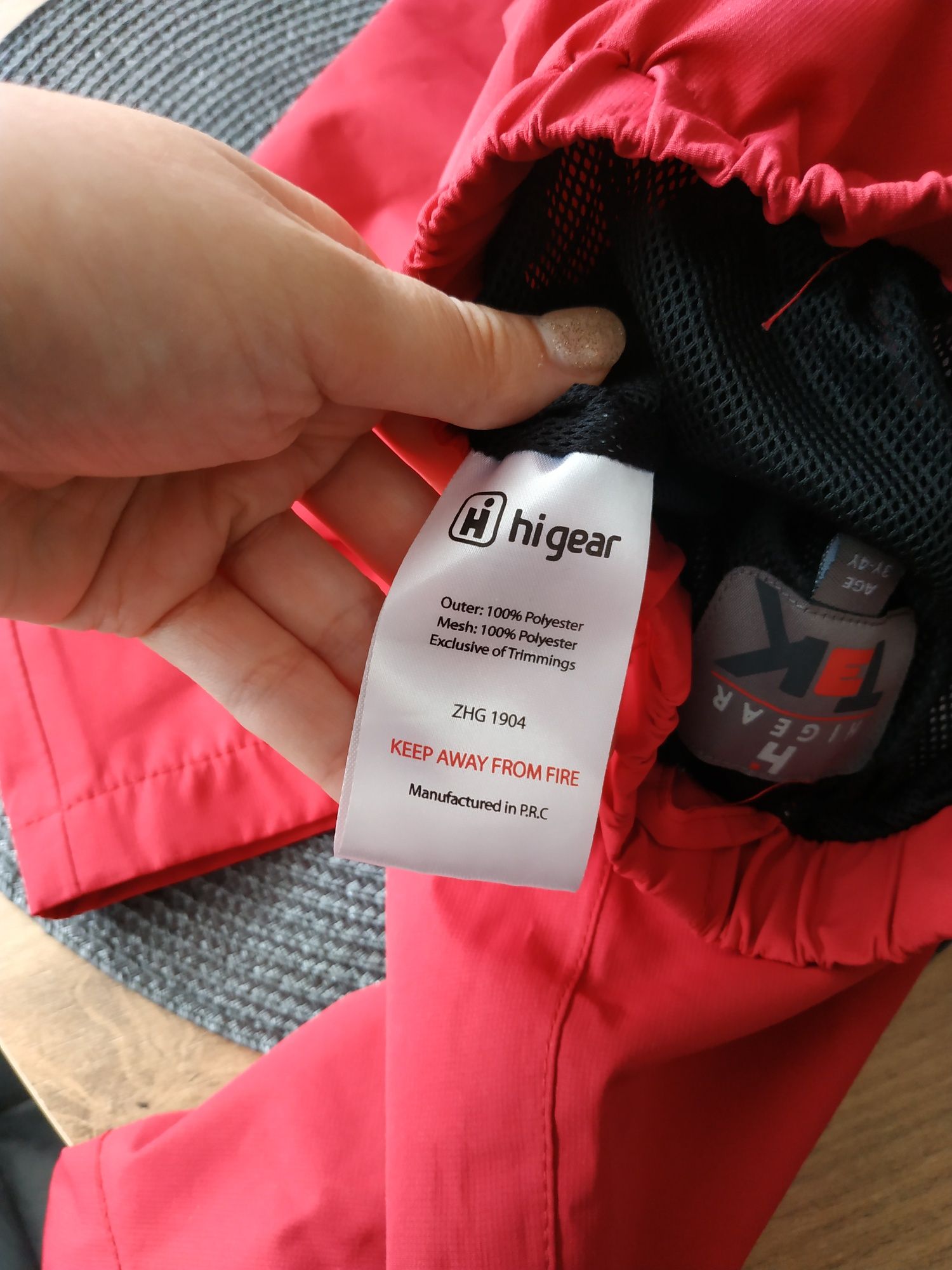 Markowe spodnie trekkingowe Hi Gear dla dziewczynki