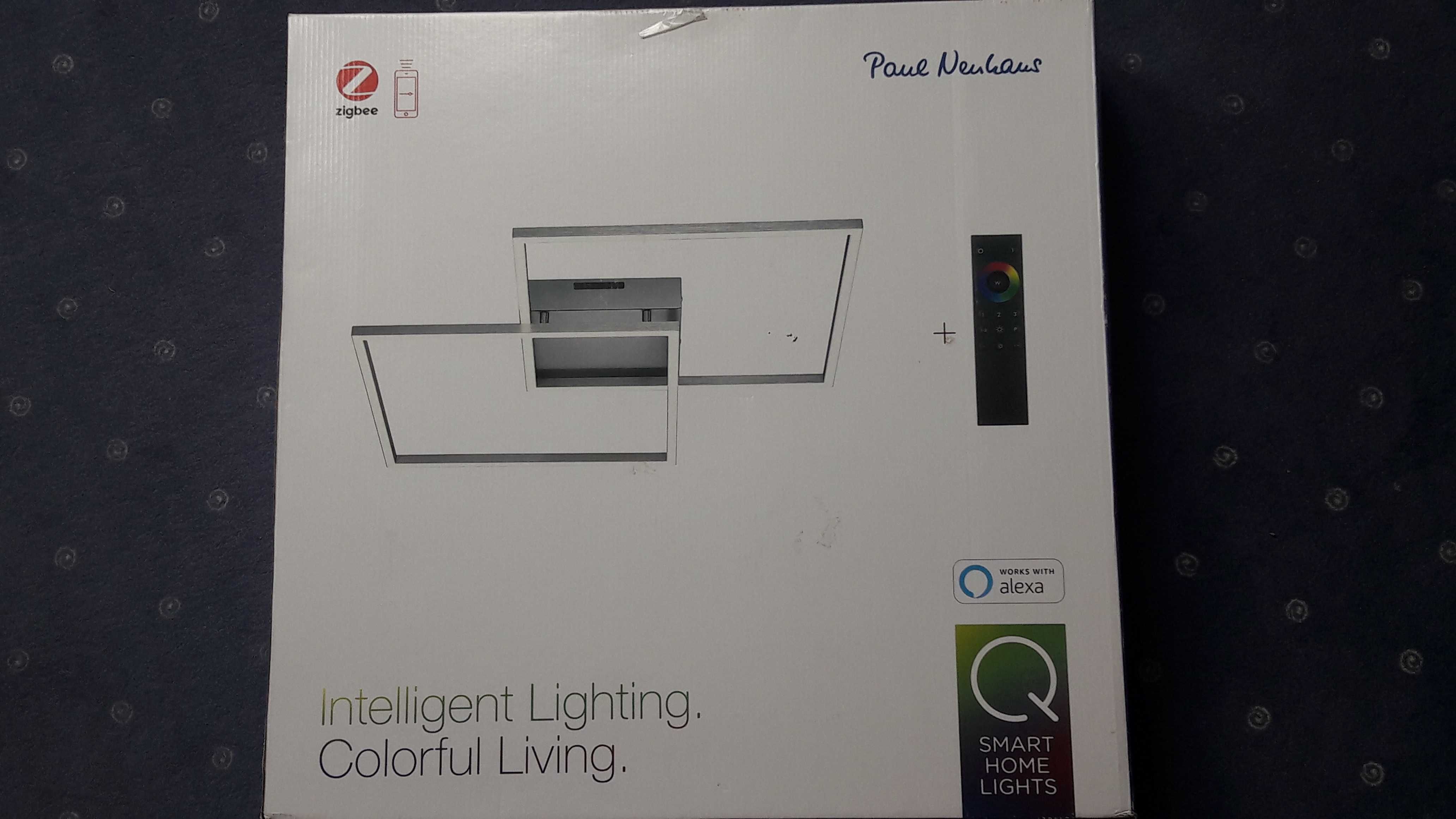 Lampa sufitowa Led z pilotem Q-Smart-Home