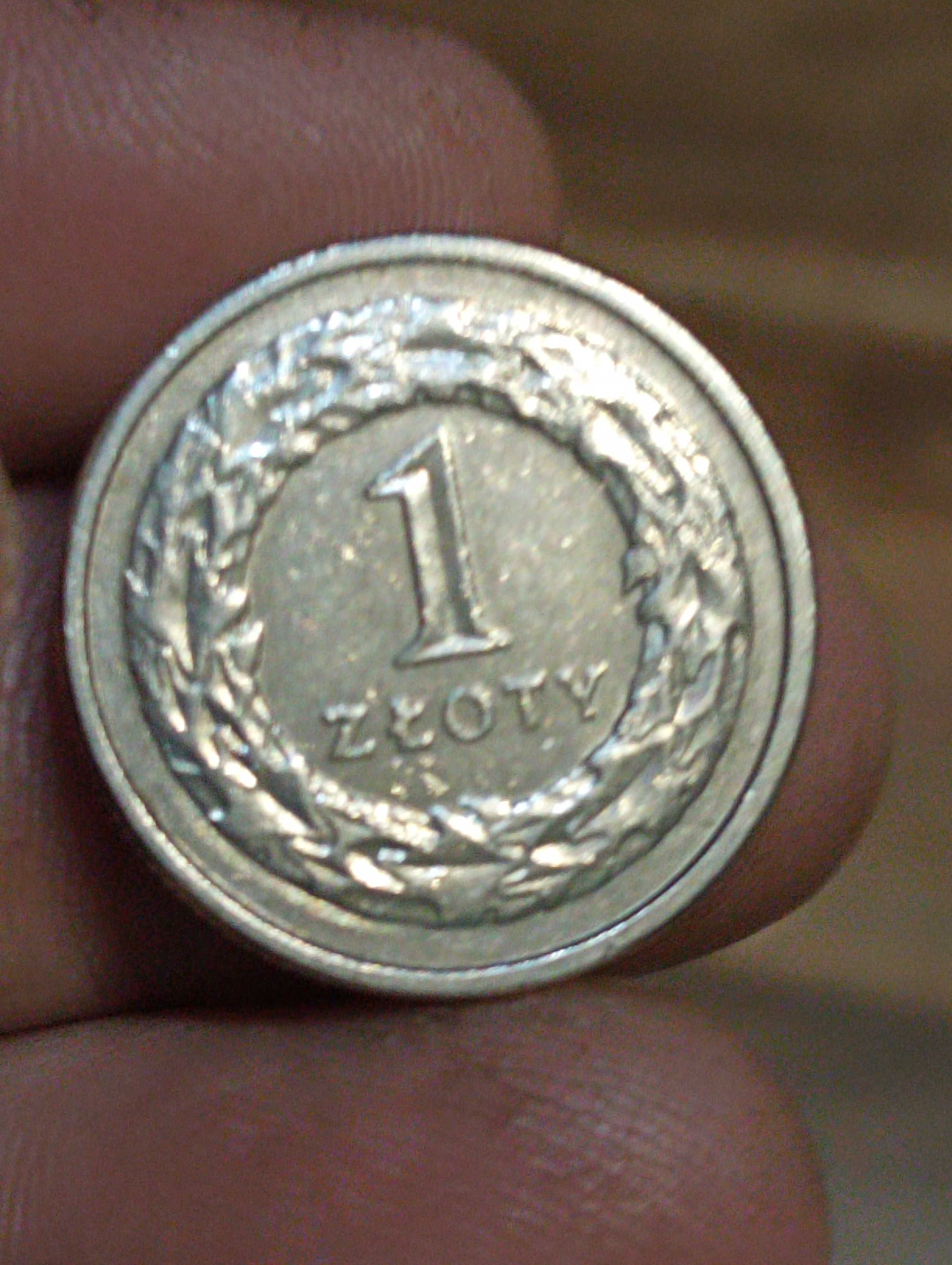 Moneta 1 zloty 1993 rok