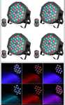 Par led UKing 4 szt. RGB LED reflektory akumulatorowe