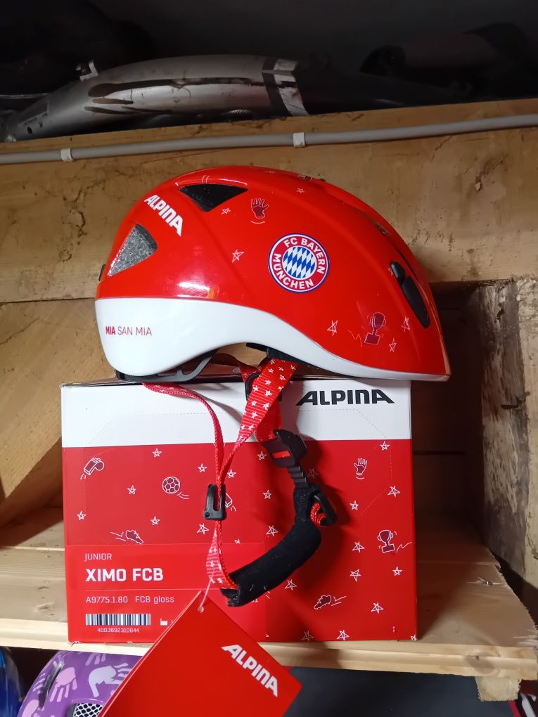 Kask rowerowy alpina ximo fcb 45-49