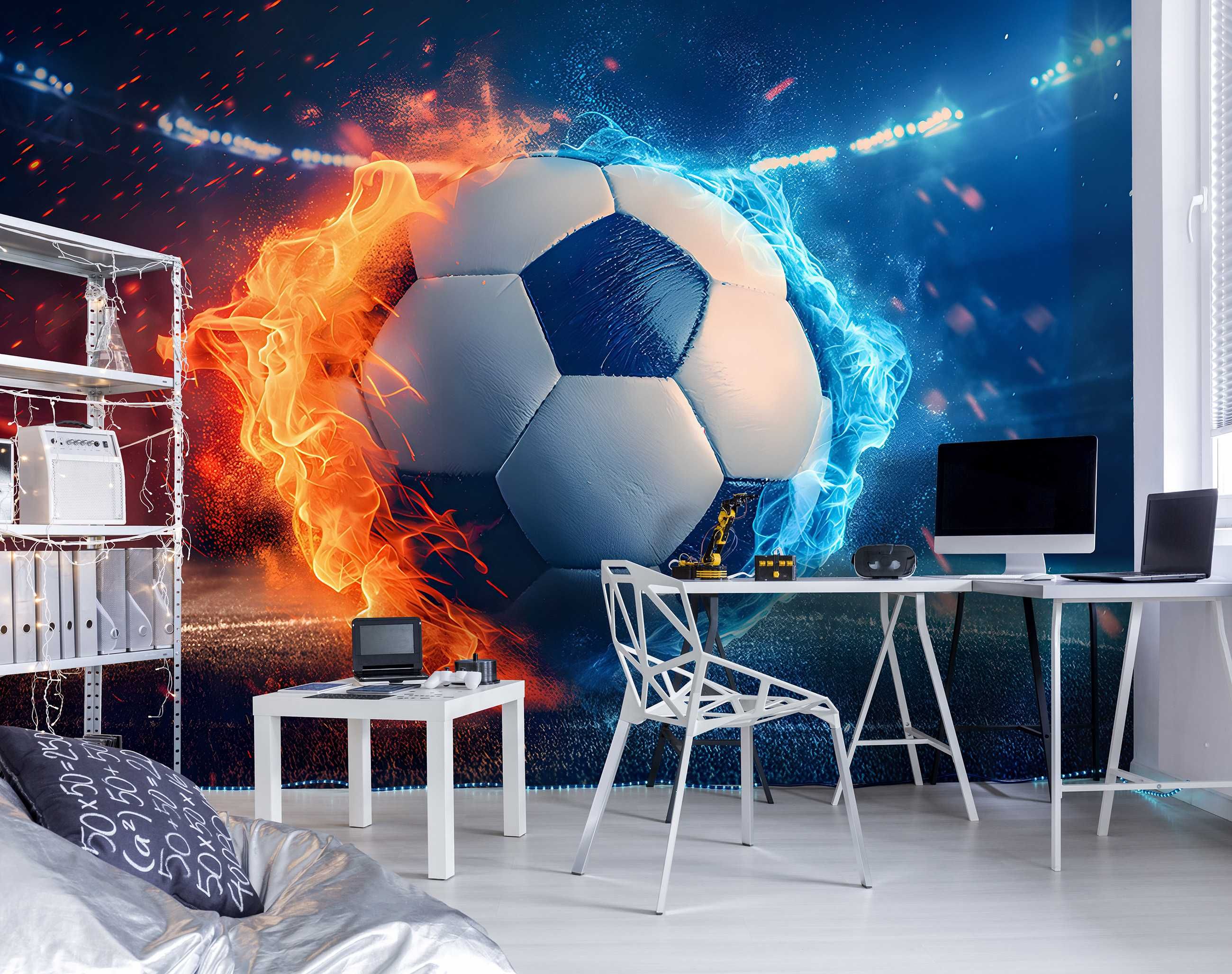 Fototapeta Piłka Nożna Sport Młodzieżowa Twój Rozmiar 3D + KLEJ