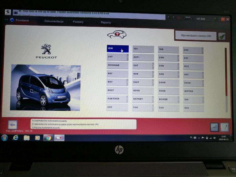 Diagnostyka komputerowa DiagBox-Lexia3-PP2000 Peugeot,Citroen,DS - AUX