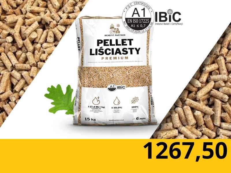 Pellet liściasty Premium A1 certyfikowany PROMOCJA