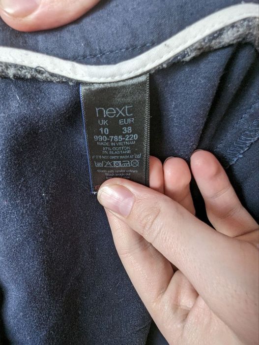 Штани темно сині