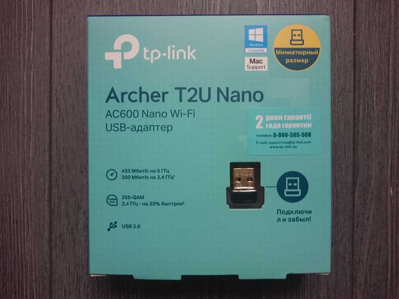 Wi-Fi адаптер TP-Link Archer T2U Nano