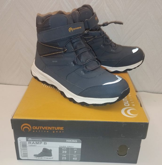 Зимние ботинки для мальчика Outventure Ramp, 39 р.