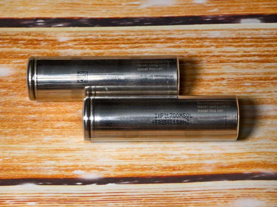 Акумулятор 21700 LG INR21700 M50L 5000 мА 14.4 A