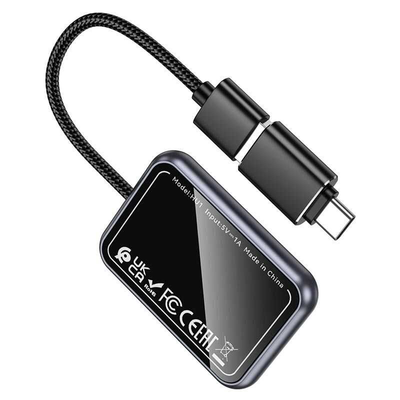 Адаптер HOCO HU1 Way car wireless CarPlay adapter беспроводной КарПлэй