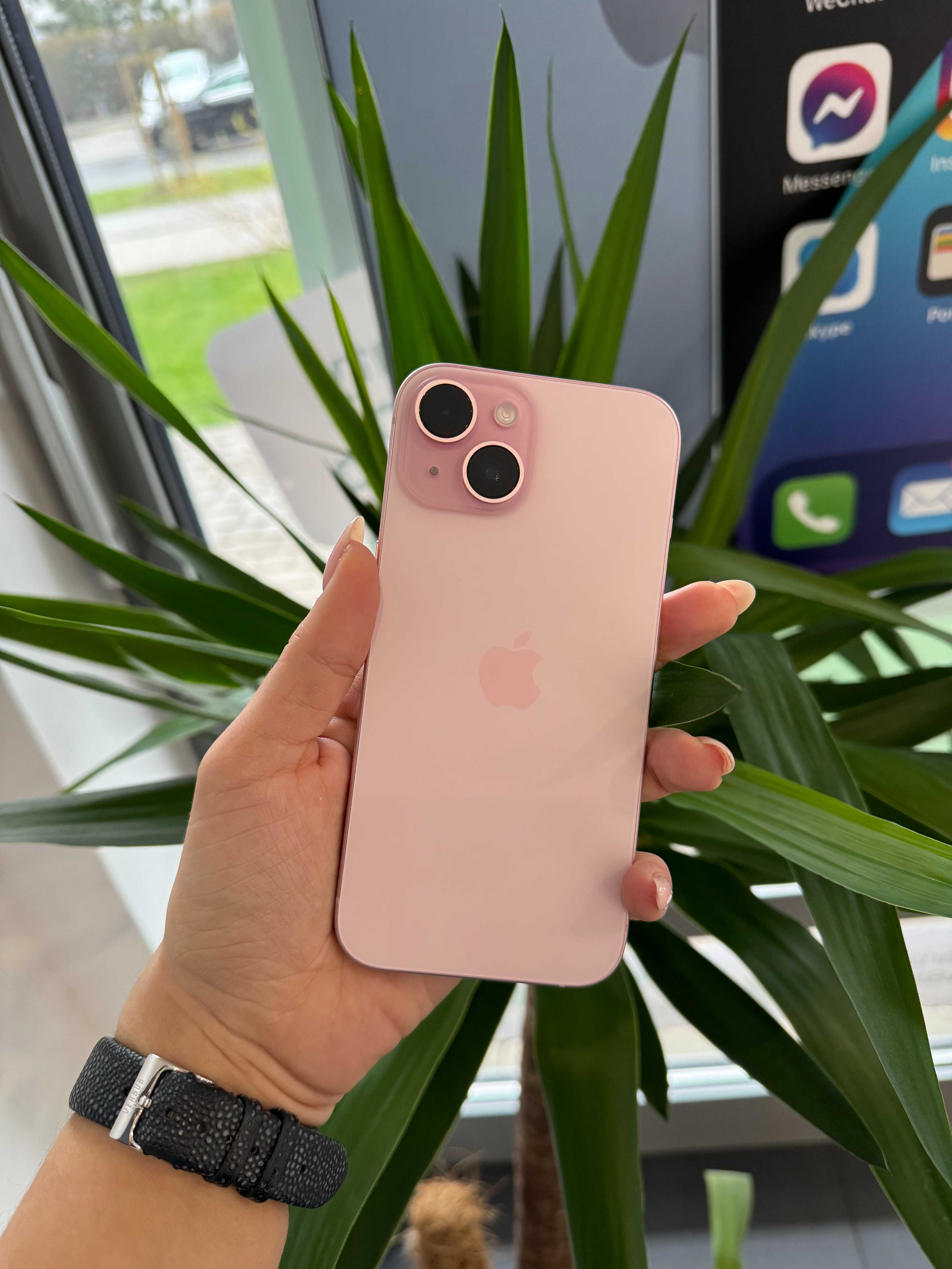 NOWOŚĆ! iPhone 15 128GB Pink/ Gwarancja 24msc/raty 0%