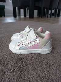 Buty sneakersy białe tęczowe