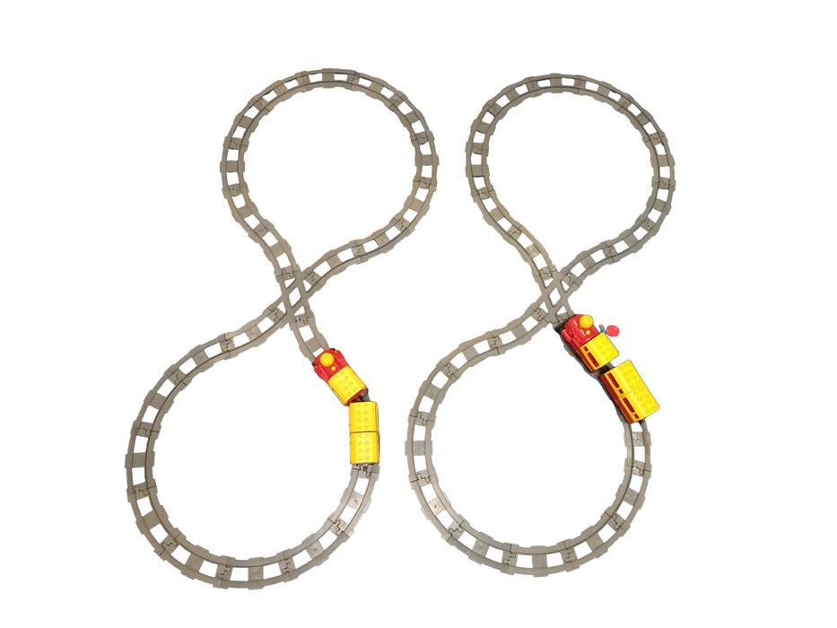 Конструктор ЖД Залізна Дорога M 0440 аналог лего дупло / Lego Duplo