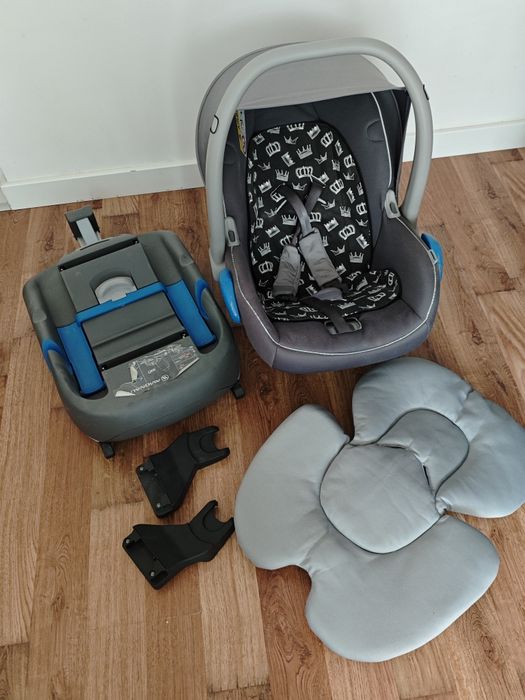 Wózek 3w1 z bazą isofix