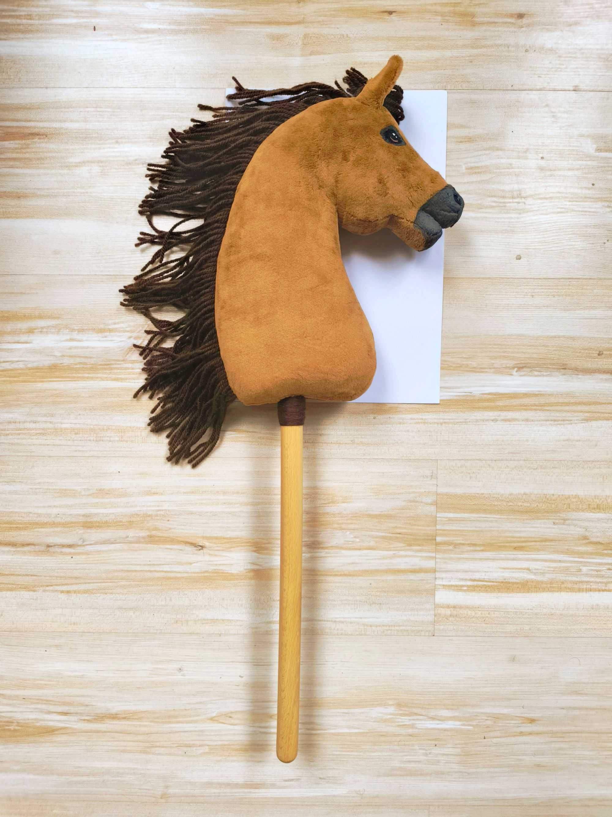hobby horse mustang kasztanek A4 konik na kiju