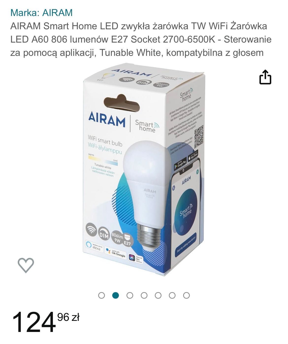 Żarówka led smart airam