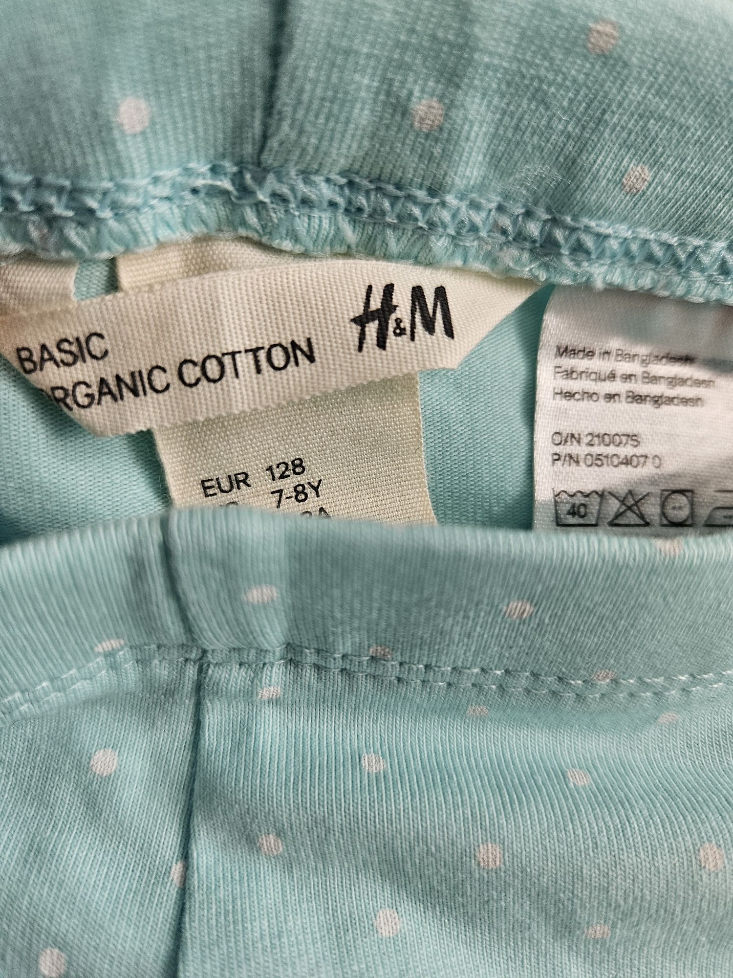 NOWE krótkie legginsy H&M r.128 zestaw dla dziewczynki