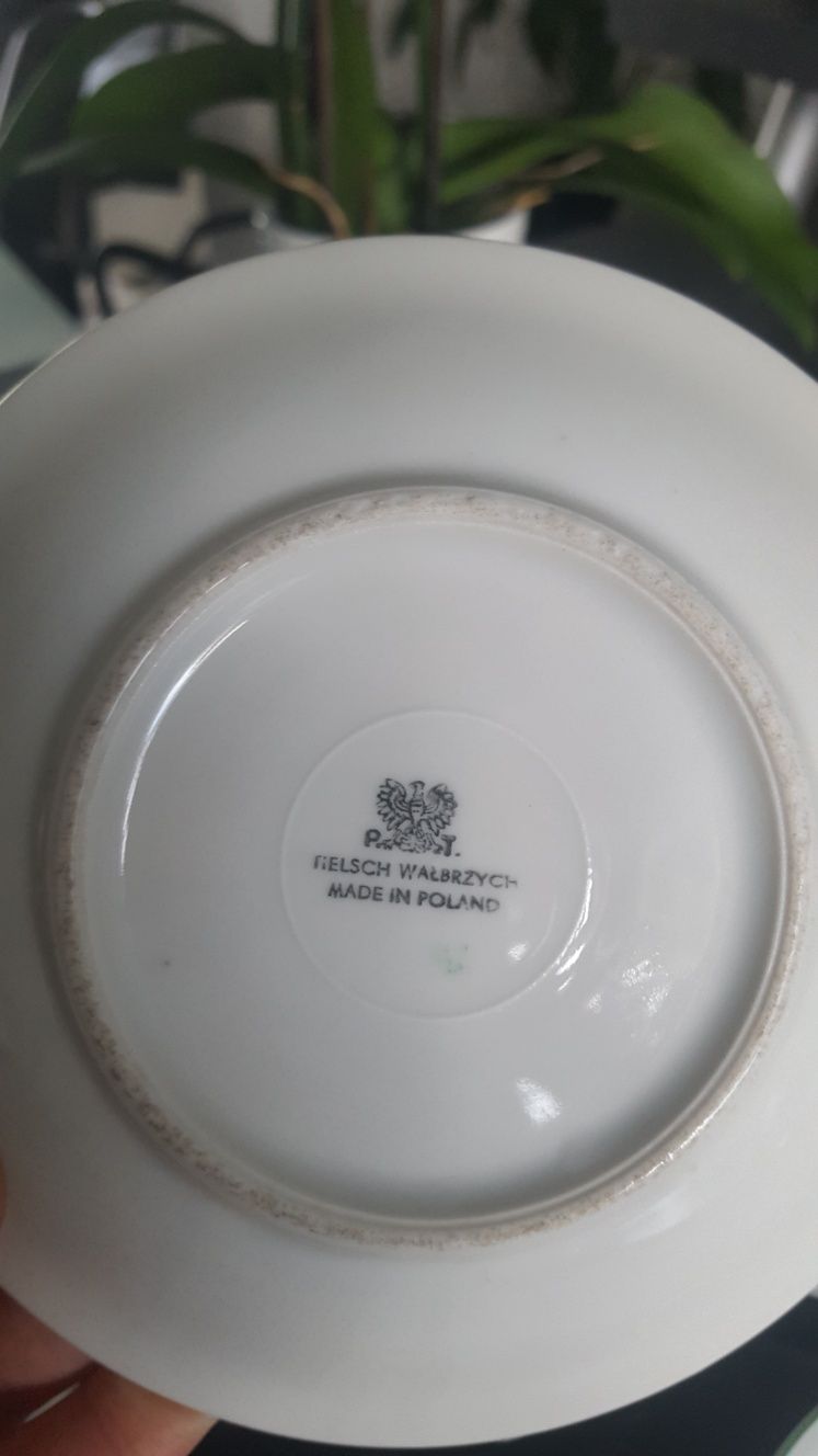 talerzyki 6szt porcelana Wałbrzych