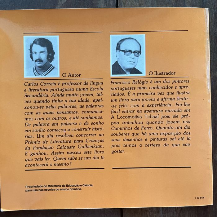 Locomotiva Tchaaf, Carlos Correia, 1980 premio gulbenkian