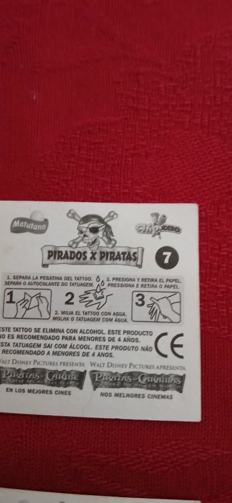Cromos  Pirados e Piratas