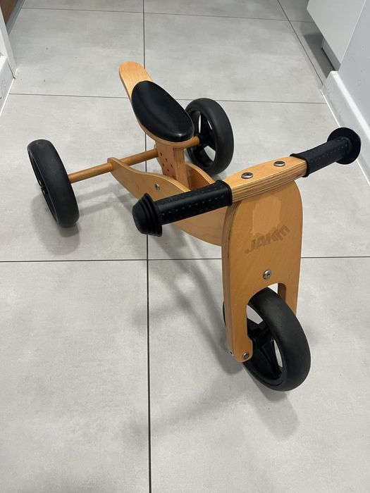 Rowerek dla małego dziecka lekki drewniany