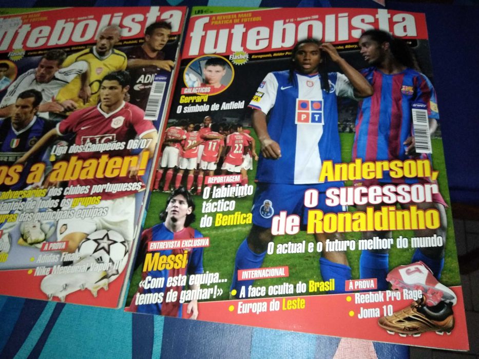 Revistas Futebolista Nº13 Nº14 Nº15 Futebol 2006 Magazine Football