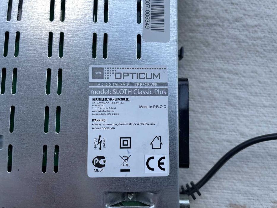 Tuner Opticum Sloth Classic Plus