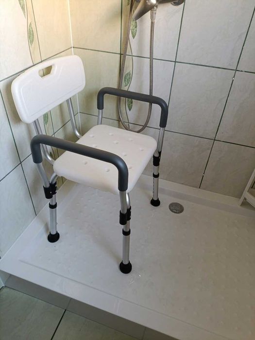 NOWE Krzesło Prysznicowe Taboret Pod Prysznic Stołek 4x Do Kąpieli