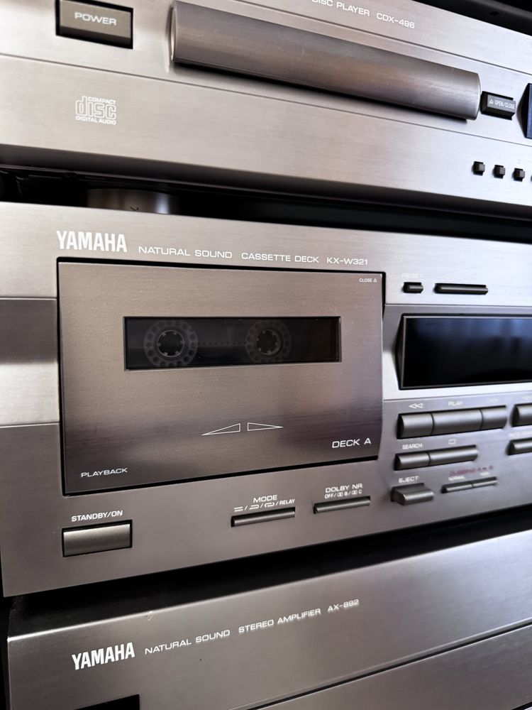 Музыкальный центр Yamaha+акустика Fisher Oktavia 600
