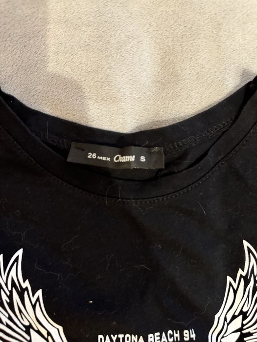 Свободный топ с принтом орла