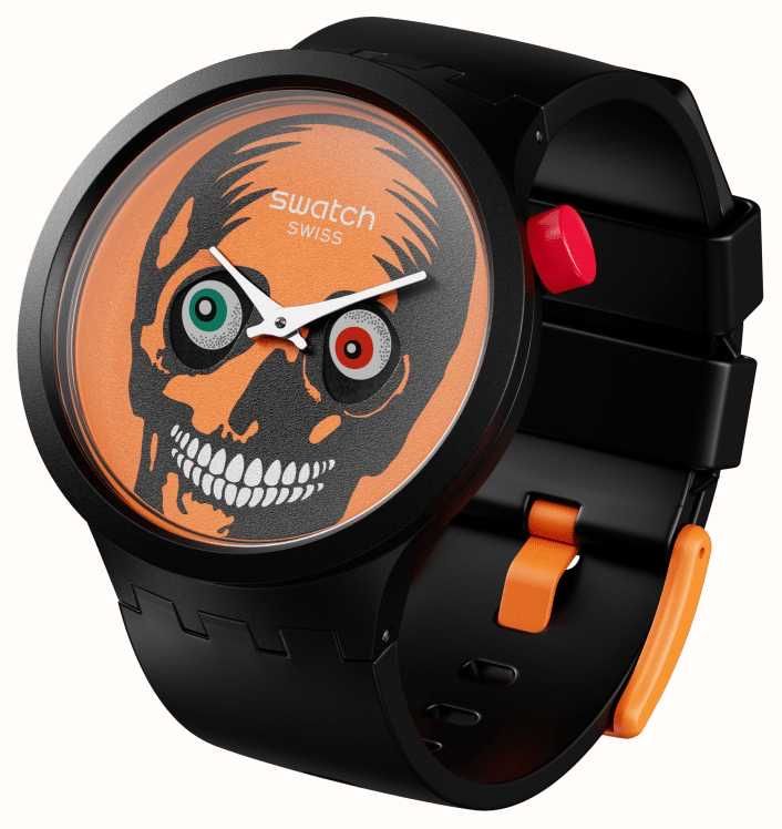 Swatch Watch IT'S SPOOKY TIME BIG BOLD SB03B700 Black