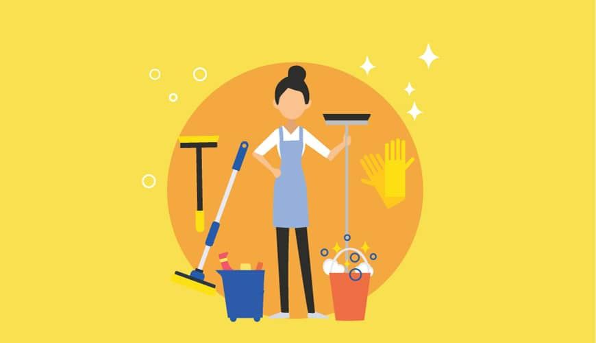 Ofereço os meus serviços de limpeza