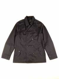 Czarny męski płaszcz dwurzędowy Reserved XL