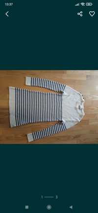 Sukienka sweterkowa swetrowa długi sweter news look