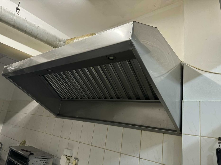 Okap gastronomiczny z łapaczamitłuszczu