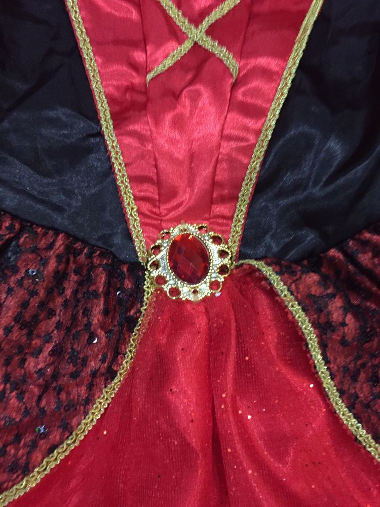 Карнавальное платье Вампирша на 7-8 лет. Хэллоуин!