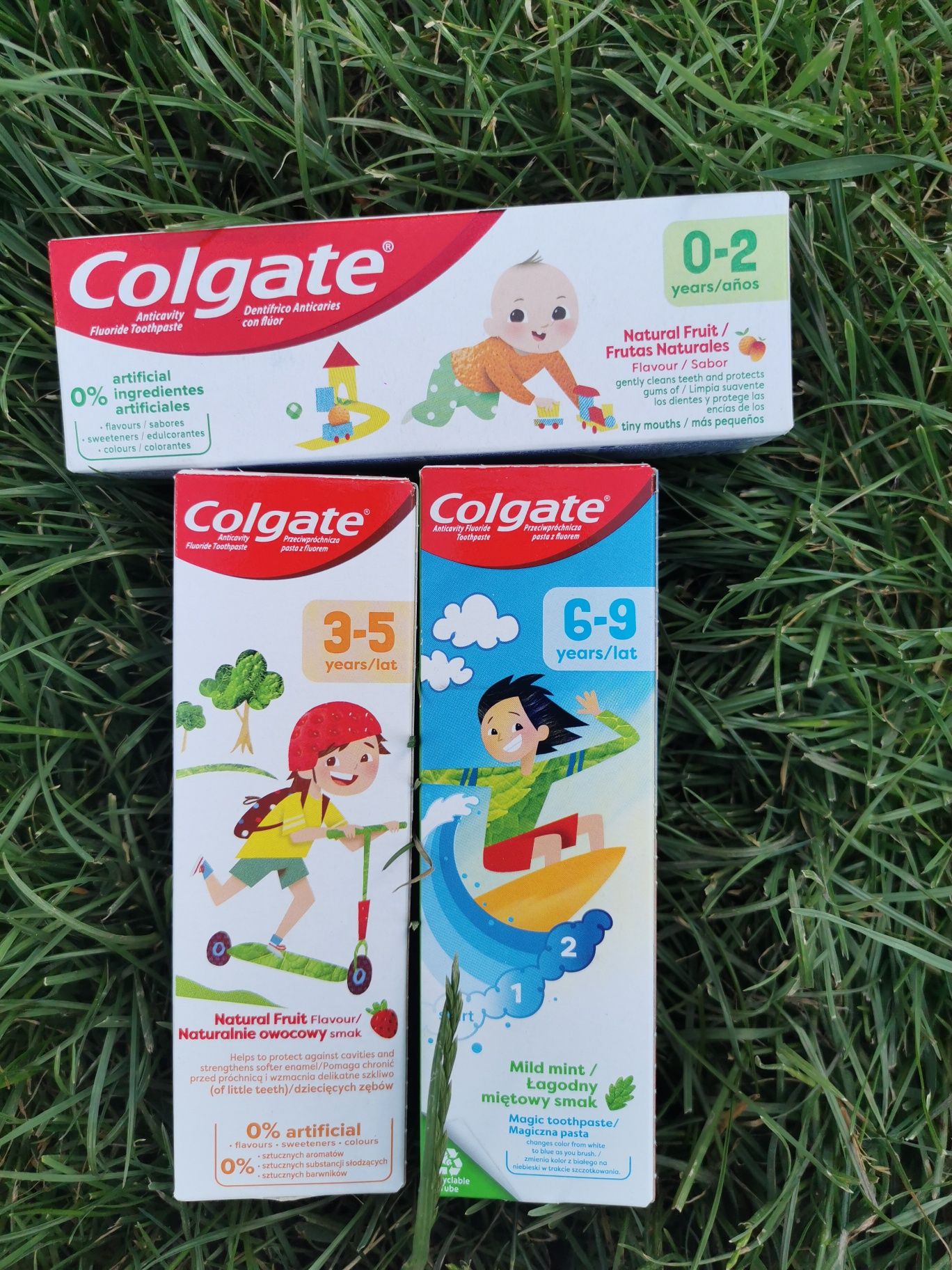 Jordan зубна дитяча щітка, зубна паста Colgate, Elmex