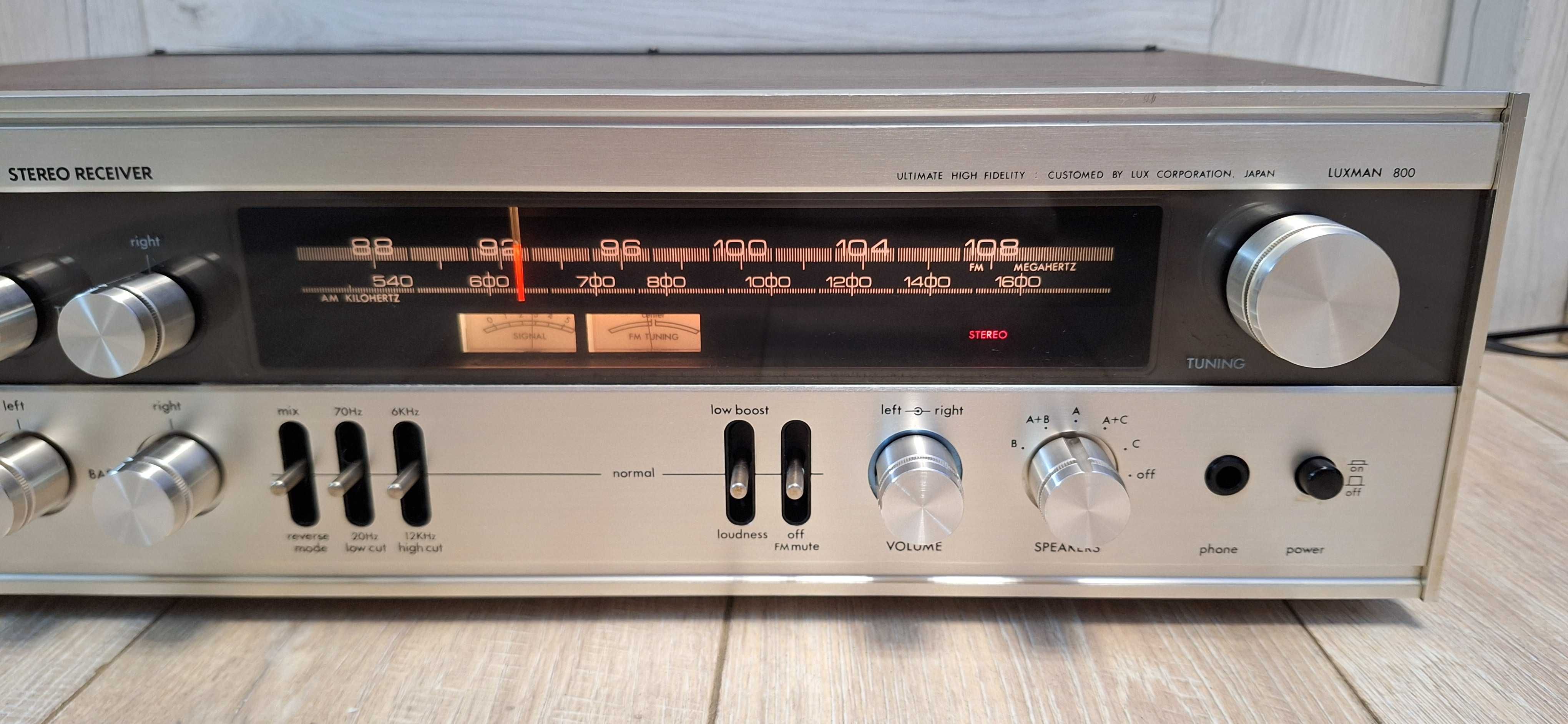 Amplituner LUXMAN R 800 E ! Potęga ! BDB STAN ! OKAZJA ! 100 % Sprawny
