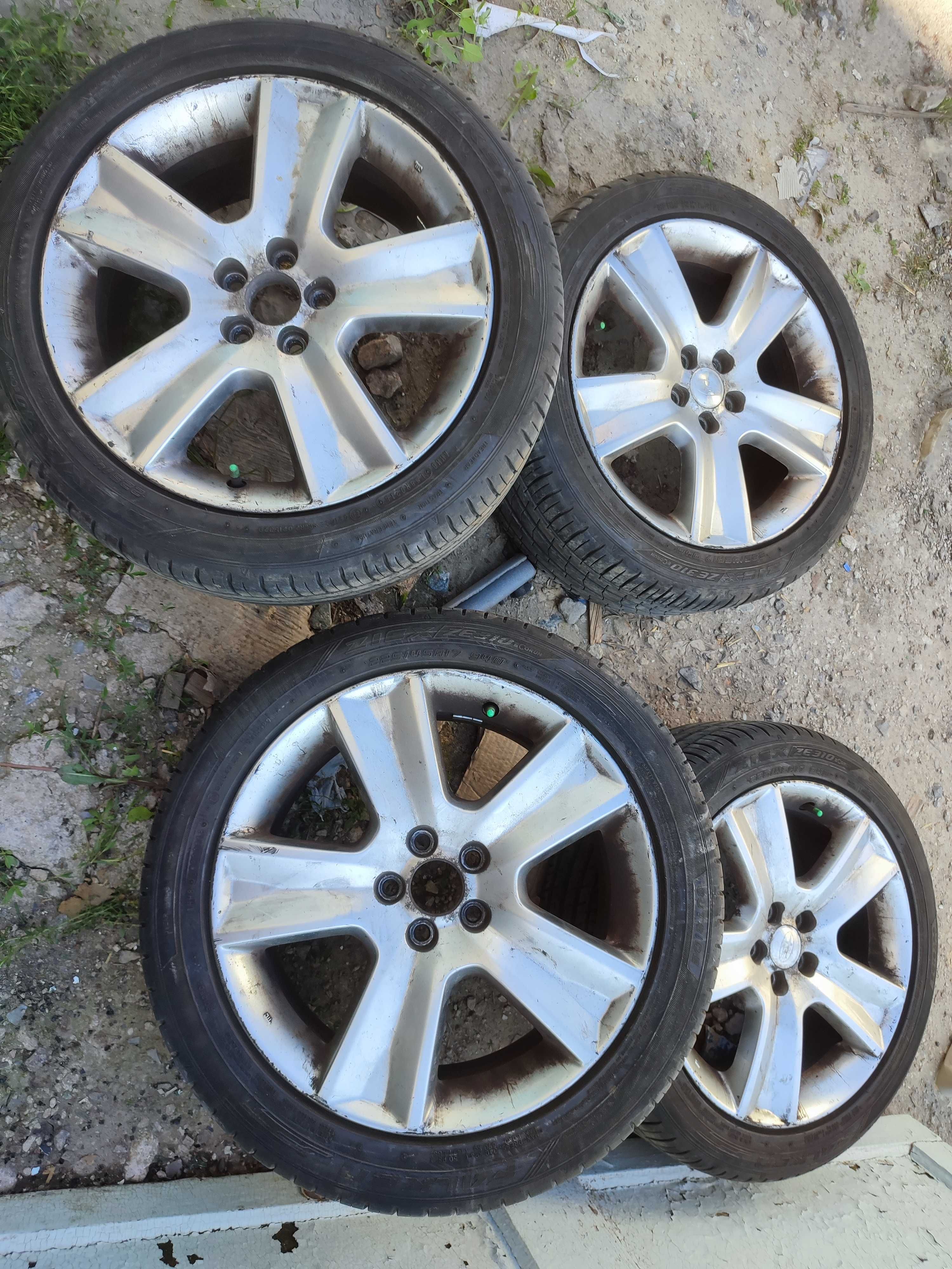 Диски комплект R17 5 x 100 7j ET48 dia 56.1 Subaru Legacy Forester