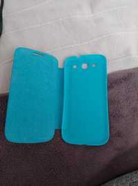 Niebieska obudowa z klapką na telefon Samsung Galaxy S3