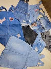 Пакет джинсовий одяг шорти комбінезони XS