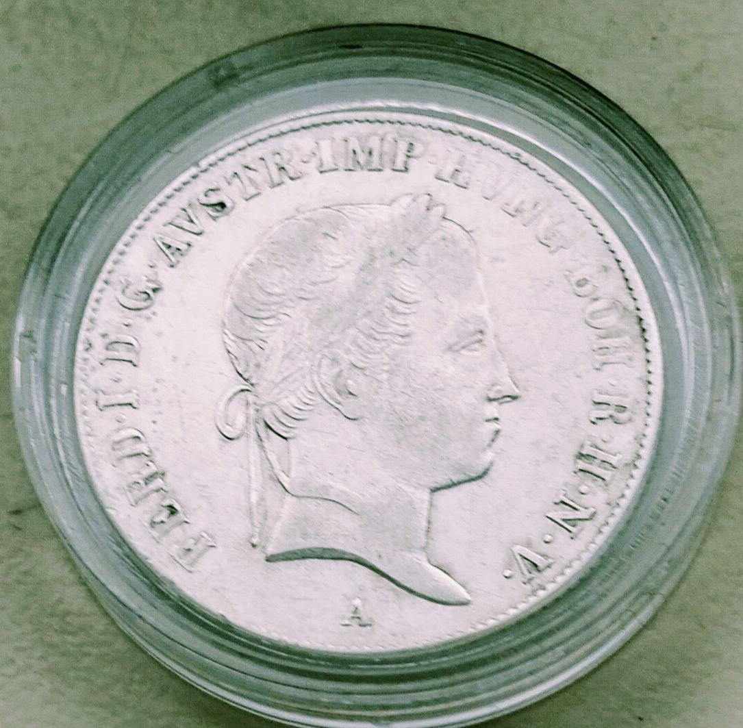 Austria 20 Krajcarów 1840 r Ferdynand Habsburg srebro