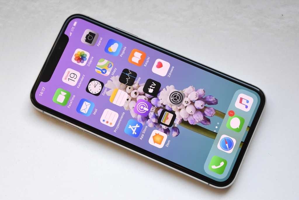 Apple iPhone X 64GB Silver Ładny Stan pro xs 11