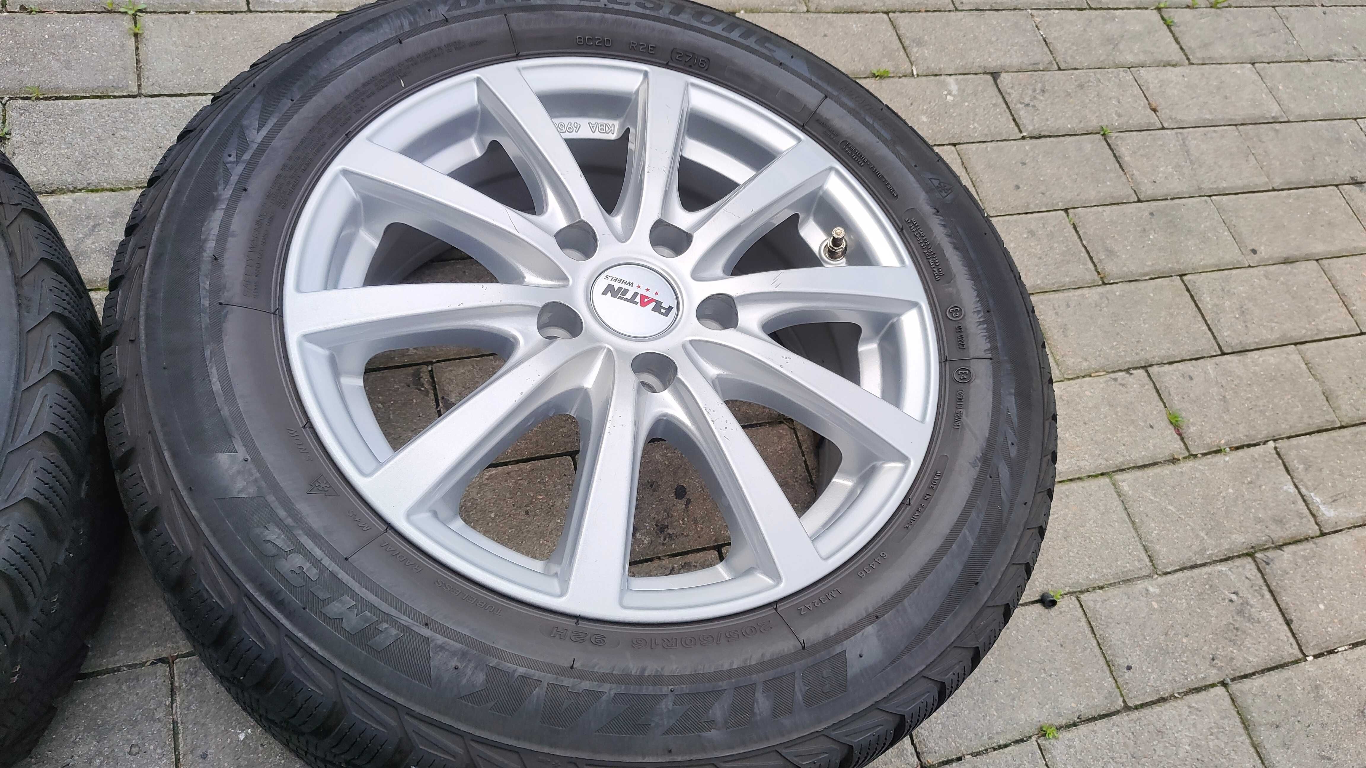 Koła Zimowe Mazda Toyota Hyundai 205/60/16 5x114,3